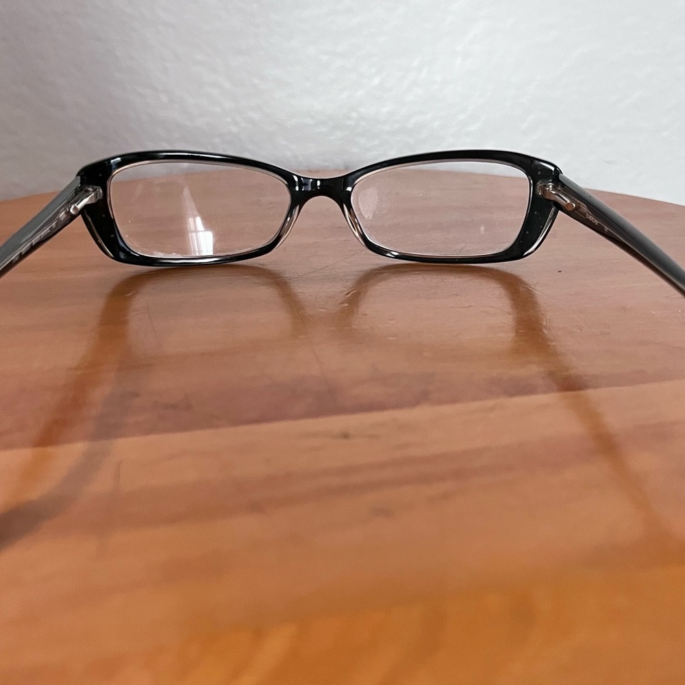 Bebe Black Rhinestone-Trim Rectangle Eyeglasses - image 5